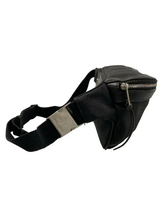 Saint Laurent Paris Waist Pouch Black Leather - Picture 2 of 15